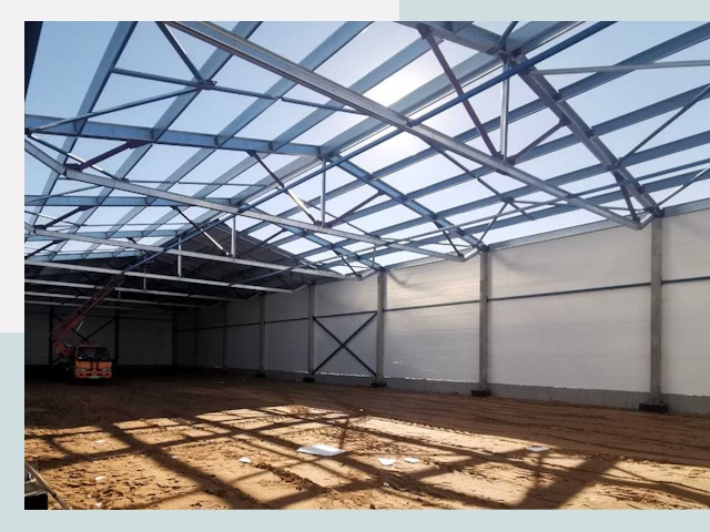 Строительство сенохранилищ в Лысьве