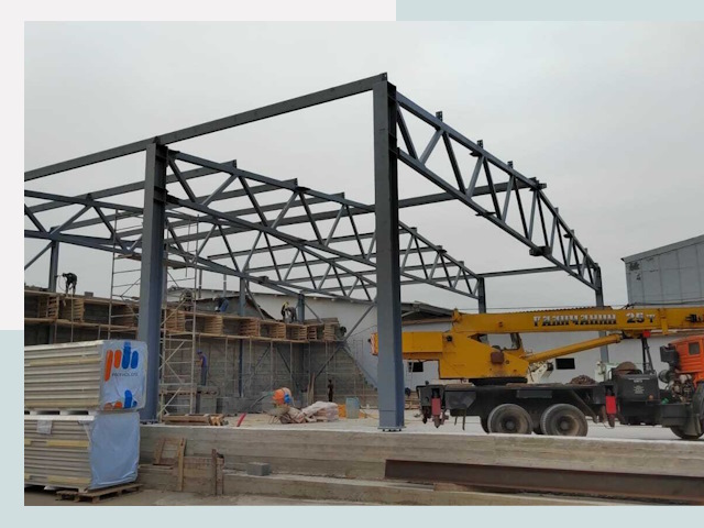 Строительство цехов в Лысьве