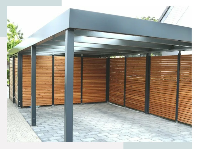 Навесы для парковки в Лысьве