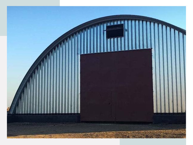 Бескаркасные ангары в Лысьве