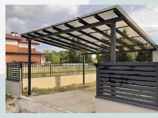 Металлические навесы в Лысьва от 615 руб. за м²