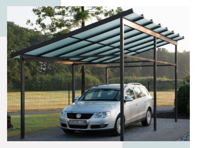 Навесы для автомобилей в Лысьве