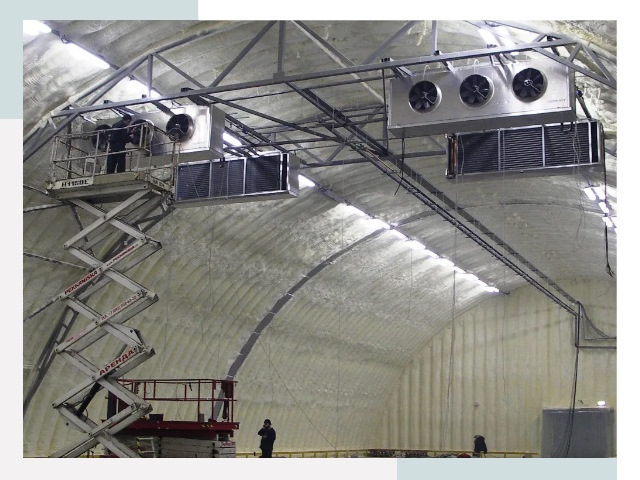 Оснащение ангаров в Лысьве