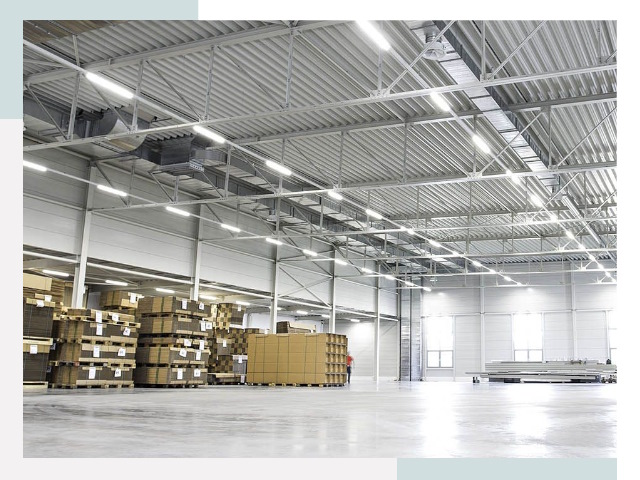 Освещение ангаров в Лысьве