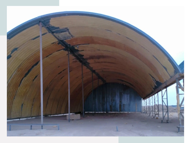 Реконструкция ангаров в Лысьве