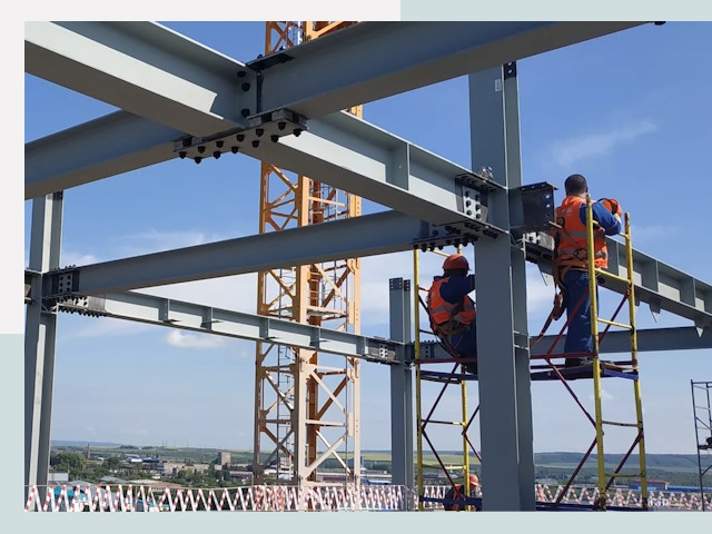 Монтаж металлоконструкций в Лысьве