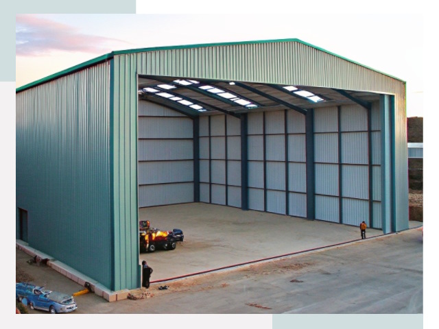 Строительство ангаров в Лысьве